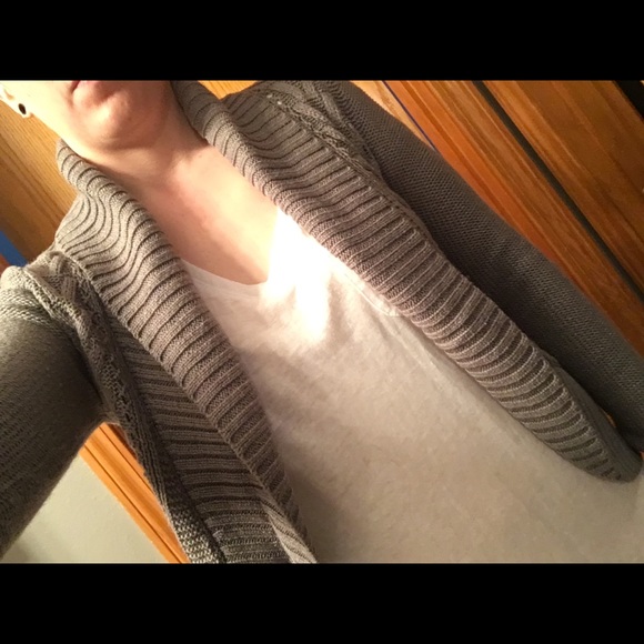 Gray Cardigan! Medium! - Picture 2 of 8